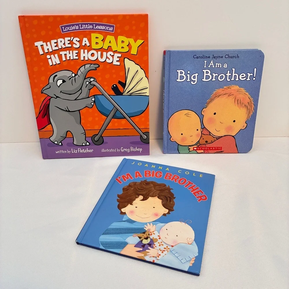 There's A Baby In The House/ I Am A Big Brother Hardcover 3 Book Bundle